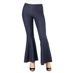 Pantalon pattes d’éléphant "Jean" pour femme, bleu