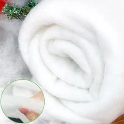 Rouleau de neige de noël, tapis de neige artificielle, couverture de Base d'arbre de noël, décor de Village, vacances d'hiver, fausse couverture de neige, accessoire en coton doux