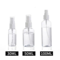 1Pcs Transparent Empty Spray Bottles 30ml/50ml/100ml Plastic Mini Refillable Container Empty Cosmetic Containers