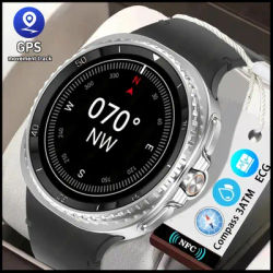 Smart Watch 8 Classic GPS NFC Monitoraggio della salute Smartwatch Sport all'aria aperta da uomo Fitness HD Chiamata Bluetooth Smartwatch
