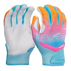 Easton Ghost Ethos Fastpitch Softball Batting Gloves Rainbow Sherbet