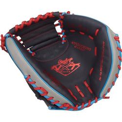 Rawlings NXT Series 32.5" 1-Piece Solid Web Catcher's Mitt - Right Hand Throw Navy/Gray