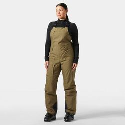 Helly Hansen Women's Powderqueen Bib Pants 2.0 Brown M