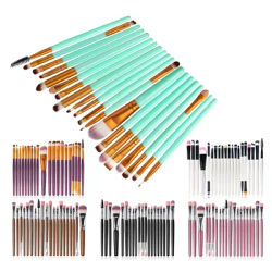 NEWCOME 20PCs Makeup Brush Set Cosmetict Makeup For Face Make Up Tools Women Beauty Professional Foundation Blush Eyeshadow
