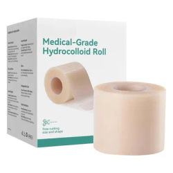 16.4ft Hydrocolloid Bandage Roll For Wound Care Hydrocolloid Patch Bandages Waterproof Self-Adhesive For Face Body Burn Wound