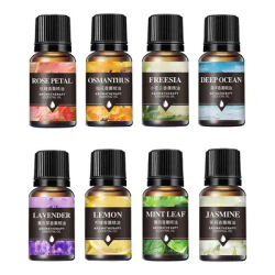 Fruit Flavor Essential Oil Natural Plant Lavender ROSE Lemon Mint Flavoring Oil for DIY Soap Candles Humidifier Skin Care 10ML