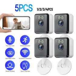 Mini Cube Camera Wifi Indoor Two Way Audio Motion Detection Home Baby Pet Monitoring Night Vision 3MP IP CCTV Security Cameras