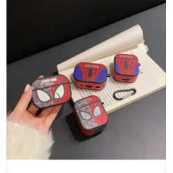 For Airpods Pro 3 Case 2025,3D Spiderman PU Leather TPU Protective Earphone Cover For Airpods Pro 3 Case Cover For Kids