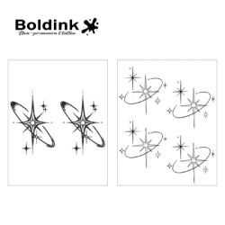 ​Celestial Stars Tattoo. Plant-Based Herbal Juice, Gentle & Safe. Semi-Permanent, 2-3 Week Wear.​​