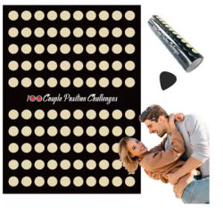 100 Date Ideas Scratch Off Poster Adventure Challenge Couple Gift Bucket List Adventure Challenge Bucket List Date Ideas