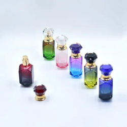 5/10/15pcs 30ml Empty Glass Perfume Bottle Colourful Spray Bottle Packaging Bottle Refillable Atomizer Travel Cosmetic Container