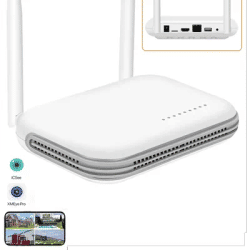 Mini WiFi NVR 8CH H.265 Network Video Recorder Onvif Face Detection Email Alert Compatible with XMEYE ICSee App