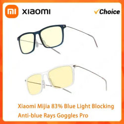 Xiaomi Mijia 83% Blue Light Blocking Anti-blue Rays Goggles Pro Ultralight Anti-UV Glasses For Gaming Computer Phone Eye Protect