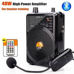 48W Teacher Microphone Speaker With Bluetooth Classroom Amplifier Wired Or Wireless wireless eu