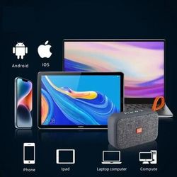 Portable Wireless Bluetooth Speaker With FM Radio blue