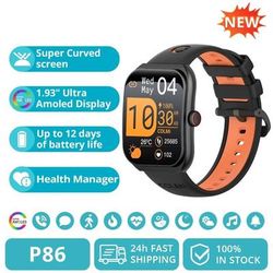 AMOLED Smartwatch With Bluetooth Calling And Health Tracking rose Gold