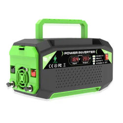 Universal Socket 300W-500W 12V to 220V Inverter Dual Outlets / 4 USB Fast Chargers Display / Car Power Inverters
