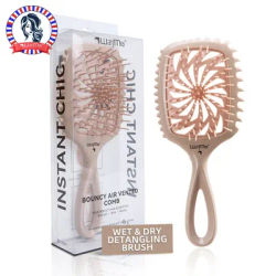 WANMEI Detangling Hair Brush- Effortless Tangle Free-Ideal for Natural Curly Straight Wet Dry，Salon Curl Defining Brush