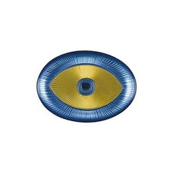 Coppetta ovale con bordo chiaro