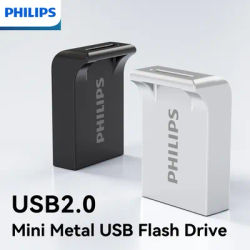 PHILIPS clé USB Ultra mince, mini bâtons U, extension de stockage pour ordinateur portable, Smart TV, système Audio de voiture