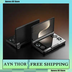 AYN Thor Dual Screen Flip Handheld Game Console 6" OLED 120 HZ 1080*1920 Screen SD 8Gen 2nd Version 16GB+1t Handheld Game Player
