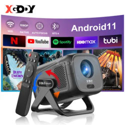 XGODY 4K Projector 430ANSI Android 11 Projectors Autofocus & Keystone 1080P Wifi6 BT5.2 Portable Movie Outdoor Airmous