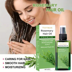 YUITIKUE Advanced Rosemary Hair Oil, 120ml - Nourishes hair and moisturizes the scalp, gentle plant-based oil