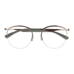 Unisex s round Rose Gold Metal Prescription eyeglasses - Eyebuydirect s Ray-Ban RB7553