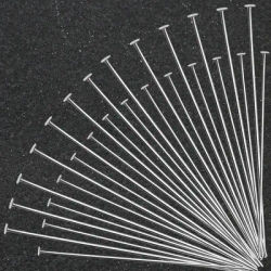 Stainless Steel T-shaped Needles 100/200pcs 20/25/30/35/40/50/70mm For Jewelry Making Findings Kits DIY Accessories Supplies