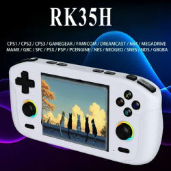 RK35H Retro Handheld Game Console Classic Gaming Console 64GB Open-Source Linux 3.5 Inch 4K HD IPS 20000+ Classical Games