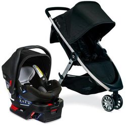 Britax OPEN BOX B-Lively & B-Safe Gen2 FlexFit Travel System - Twilight (SafeWash)