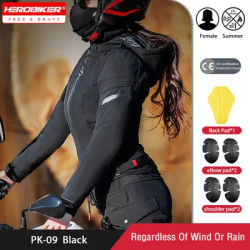 Women's Motorcycle Jacket Four Seasons Motorbike Jacket Double waterproof Motocross Off-road Jacket Warm Moto Jacket Winter