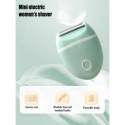 Women's Electric Epilator, Powered by 2 Aaa Batteries, Suitable for the Whole Body, Facial, Leg, Arm, and Underarm Shaving and Trimming Trimmer, the Product Does Not Include Batteries.
