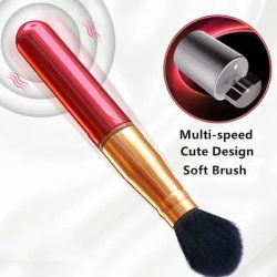 1Pcs Electric Cosmetic Brush Foundation Blush Loose Powder USB Rechargeable Makeup Tools Beauty Vibrating Massage Makeup Brush