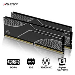 Reletech DDR4 RAM 16GB Kit CL18 3200MHz, Overclocking DIY Gaming Desktop Memory, Intel XMP&AMD Expo Compatible,RAM by Samsung