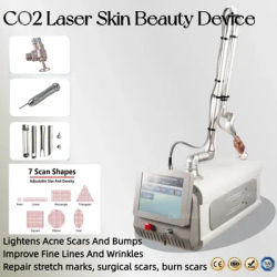 CO2 Fractional Laser Machine 10600nm Skin Carbon Peel Treatment Portable Face Body Tightening Wrinkle Removal Pigment Correction