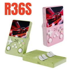 R36S Retro Handheld Video Game Console Linux System 3.5 Inch IPS Screen Portable Pocket Video Player 64GB 128GB