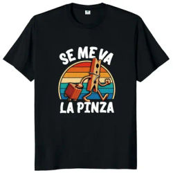 Se Me Va La Pinza T-shirt drôle blagues espagnoles Y2k Vintage T-shirt pour hommes femmes doux unisexe décontracté hauts