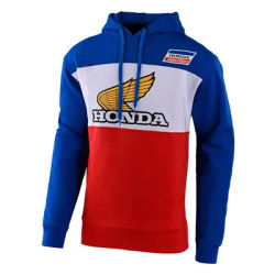 Autumn and Winter Honda 3D Print Motorcycle Jersey Hooded Riding Dirt Bike and Mountain Racing Men's Women's Armored Hoodie