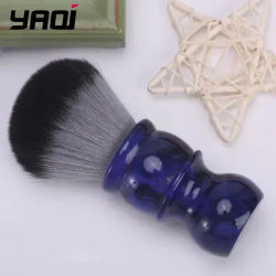 Yaqi 26mm Timber Wolf Color Synthetic Hair Shaving Brush for men ，Wet Shaving Brush