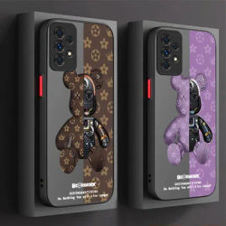 Coque de téléphone ours Robot à la mode, étui pour Samsung Galaxy A07 A17 A34 A54 A05 A05S A24 A14 A53 A33 A23 A52 A52S A32 A22 A12 A71 A51 A31