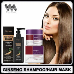 Ginseng Shampoo Growth Oil Control Anti Hair Loss Damaged Hair Repair Frizz Prevent Breakage Strengthen Root Purple Hair Mask