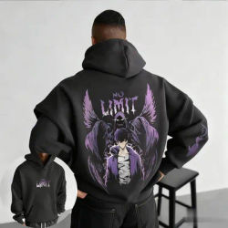 Solo nivellement Anime sweat à capuche imprimé hommes femmes haut décontracté pull sweat nouvelle mode automne à manches longues haut Streetwear Cosplay