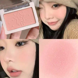 HISYI Peach Powder monochrome blush long-term durability Peach orange soft mist matte natural blush six colors available
