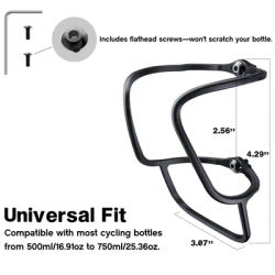 MIXED Lightweight Carbon Fiber AERO BOTTLE CAGE Aerodynamics Bottle Holder Bike Bottle Holder - Road /Mountain Bike