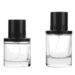 50ml 100ml Luxury Bayonet Perfume Glass Empty Spray Bottle with Magnetic Cover Modern Style Atomizer Portable Leak-proof