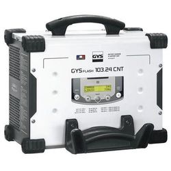 chargeur de batterie gysflash 103.24 cnt fv (câbles 5 m)