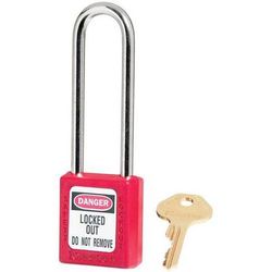 Cadenas De Consignation - Anse Acier Haute - Rouge - Master Lock