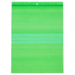 sachet zip recyclé - vert 100µm - 280x220mm - manutan expert