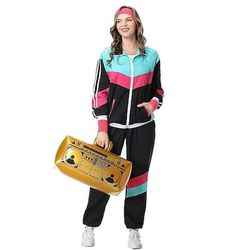 Retrò Vintage Anni '80 Hip-hop Abiti Set di accessori Abbigliamento sportivo con accessori Lunghe Disco Costume Per uomo Per donna Costume di Carnevale Halloween Carnevale Capodanno Parata